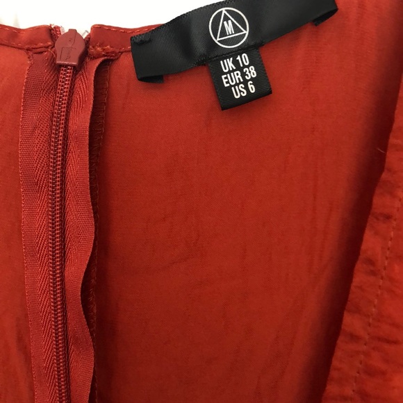 Missguided Burnt Orange Dress - Picture 3 of 4